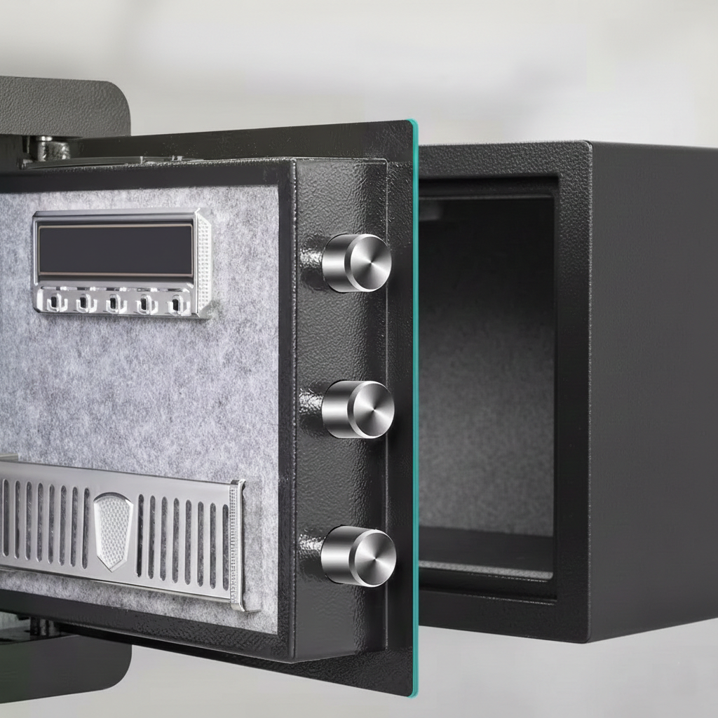 Petit Coffre Fort à Clés - 25 x 25 x 35 cm