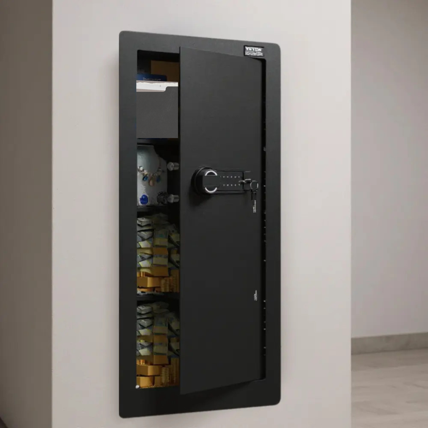 Coffre Fort Encastrable Mur 109 × 38,1 × 10 cm