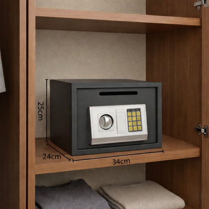 Coffre Fort à Code – 25 × 24,8 × 35 cm