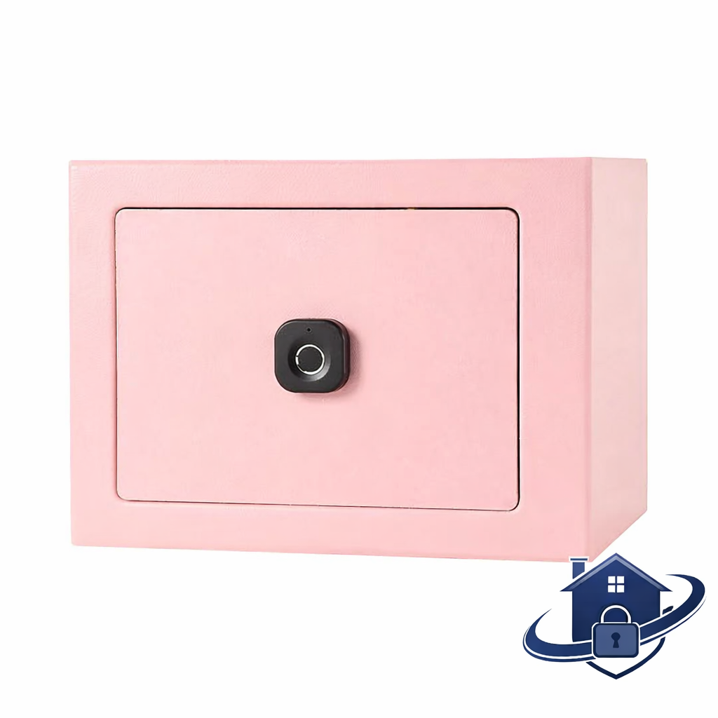 Coffre Fort Biométrique à Empreinte Digitale – 17 × 17 × 23 cm