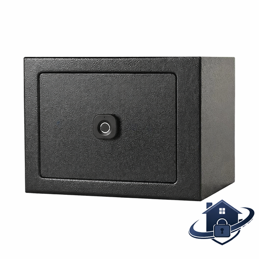 Coffre Fort Biométrique à Empreinte Digitale – 17 × 17 × 23 cm