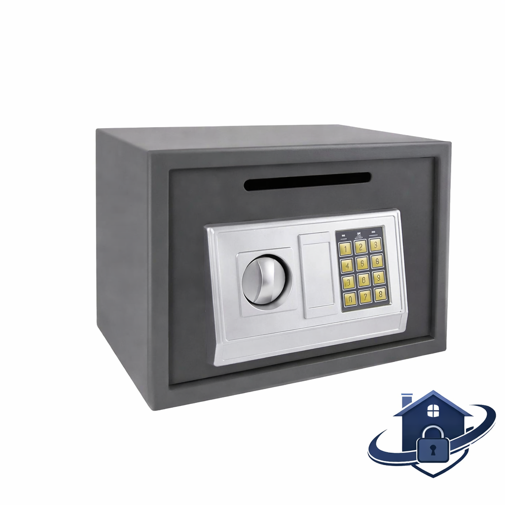 Coffre Fort à Code – 25 × 24,8 × 35 cm