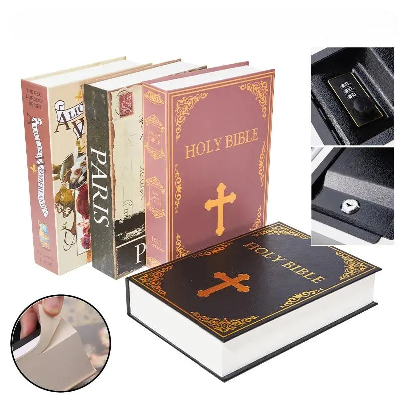 Coffre Fort pour Bijoux – Discret en Forme de Livre 22 × 15,1 × 4,5 cm